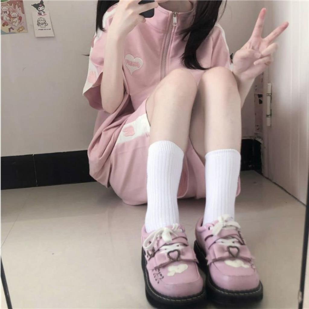 Tracksuit Landmine Light Angel Neighborhood Pastel Blue Half [Liberte555] Women's Set, Style, Blue, Subculture, (NEW L, Set)
