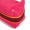 HERMES Brida Black PM Pouch bag vanity bag Hand Bag Canvas hibiscus pink