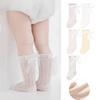 Summer Kids Girls Socks With Bows Elegant Princess Children's Socks For Girls Mesh Thin Toddler Baby Newborn Infant Long Sock