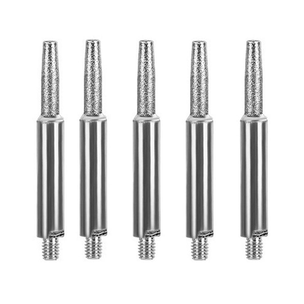 50mm Chain Sharpening Jig 5pcs Silver Wear Resistance