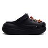 Crocs Crush Clog Bubble Jellyfish Appleland EVA Sweet and Cool Personality Hole Shoes Unisex Black and Red