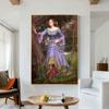 Famous Artwork William Waterhouse's Oil Painting Poster for 'Madame Ophelia'
