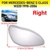 1/2PCS Car Headlight Car Cover, For Mercedes-Benz W220 1998-2006 S-Class Headlight Shell Mercedes-Benz S600 S500 S350 Lampshade