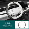 Double D Style for Xpeng G6 Steering Cover Original White Blue Black Interior Accessories Non-slip Steering Wheel Conversion Kit