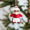 1PC Mini Santa Snowman Decorations Home Felt Holiday Decor Hanging Ornaments Party Multiple Options Available