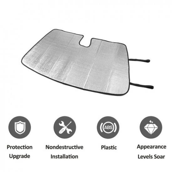 Fit For Smart Fortwo 2009- Front Windshield UV Block  Interior Sunshade