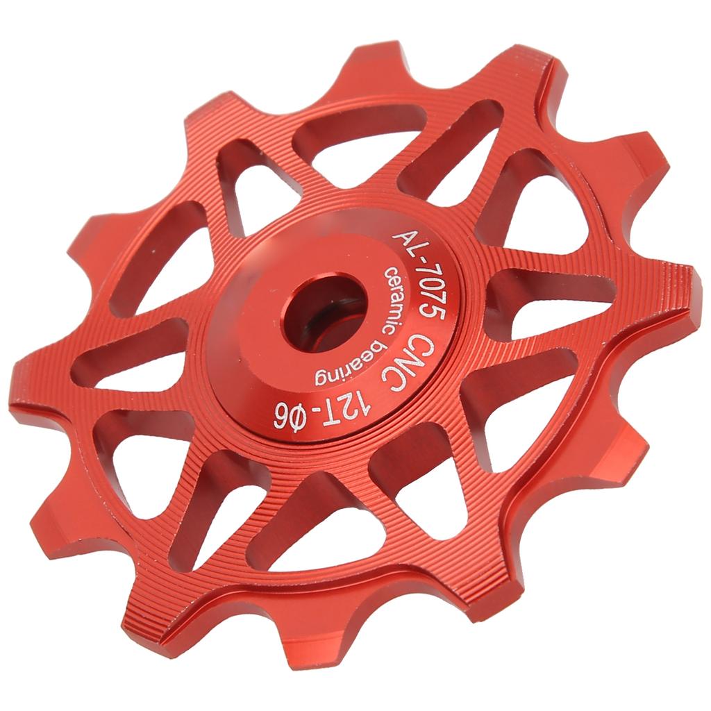 MEROCA Rear Derailleur Pulley 12T Aluminum Alloy Sealed Bearing   Wheel for Mountain Road Bike