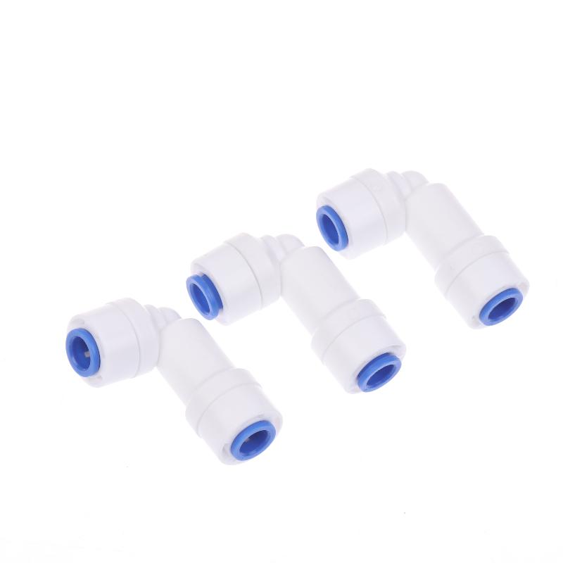 Single-Piece Check Valve Connector 1/4" Check For Valve Push In For Non Return Water Reverse Osmosis System Filters