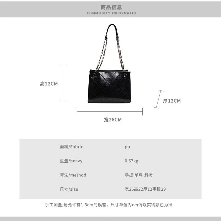 Large Capacity Fashion Commuter College Student Class Bag Women's New Texture Niche Shoulder Tote Bag