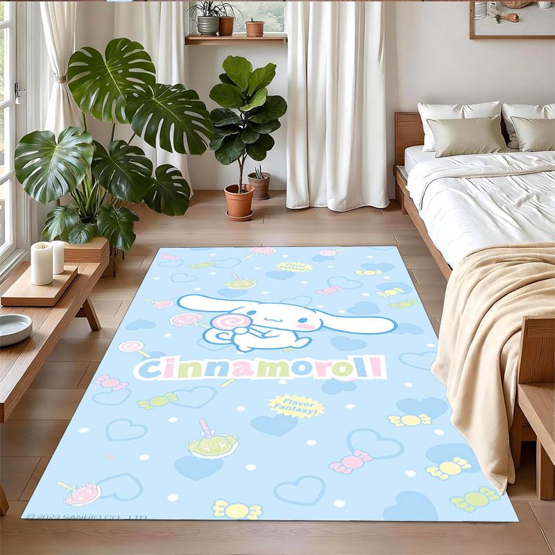 Crystal Velvet Rug Soft Non Slip Indoor Floor Mat Home DecorCinnamoroll