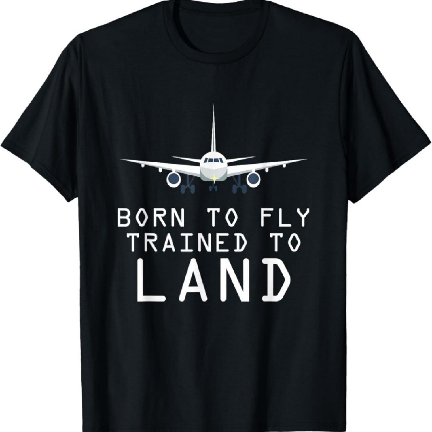 

Born to Fly trained to Land T-Shirt XXXXXL чорний