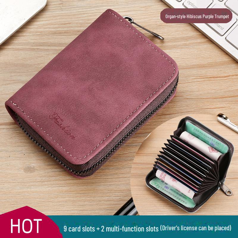 

Изысканный компактный держатель для карт: Ультратонкий дизайн с несколькими отделениями для мужчин и женщин, идеальный вариант для водительских прав и хранения большого объема информации.