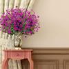 10 Bundles Artificial Flowers UV Resistant Faux Outdoor Plastic Greenery Shrubs Plants Home Garden Decor