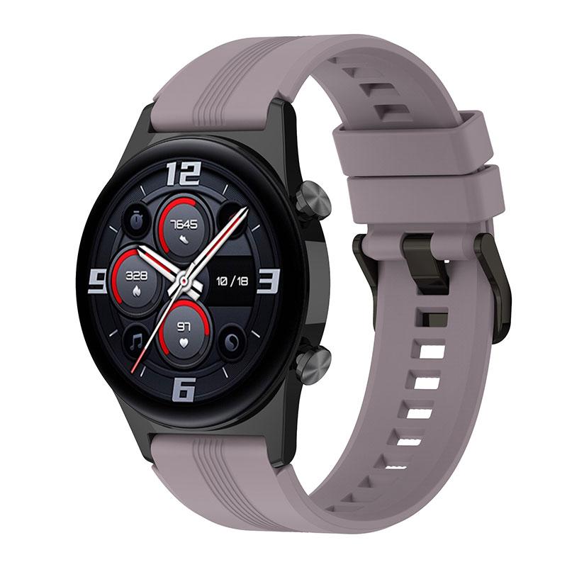 

Официальный силиконовый ремешок 22 мм для умных часов Honor Watch GS3. Аксессуары для Honor Watch GS 3. Ремешок на запястье. Honor Watch GS3 фиолетовый