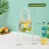 Portable Summer Beverage Dispenser with Spigot - Ideal for Infused Water and Juices