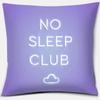 Purple Pattern Pillow Home Office Decoration Bedroom Sofa Car Cushion Cover