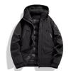 Winter New Down Jacket Men's Fashion Casual Hooded Warm Loose White Duck Down Men's Solid Color Down Jacket