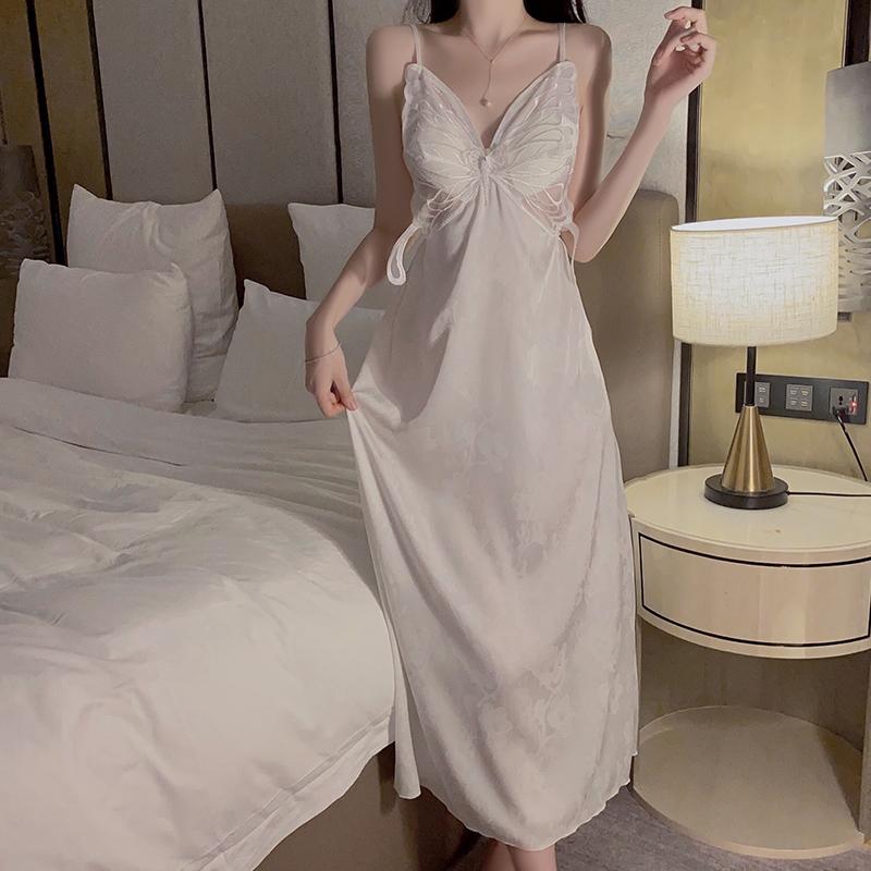 Robe Set Women's Home Clothes Spring Casual Solid Color Elegant Pajamas Women's Pajamas