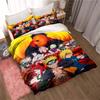 Uzumaki Naruto Japanese Manga Print Bedding Set – Duvet Cover Set – A Luxurious Gift for Teens, Suitable for Double/Single Beds