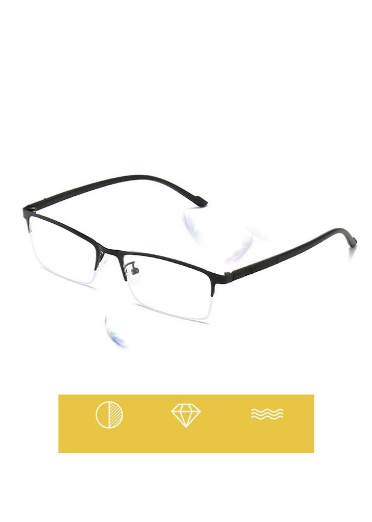 2/3PCS  New Metal Half Frame Anti Blue Light Presbyopia Glasses Business Lightweight Reading Presbyopia Glasses 8057
