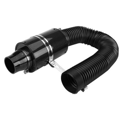 Univerzální systém sání studeného vzduchu s vysokým průtokem z uhlíkových vláken pro auto, indukční trubka, hadicová sada