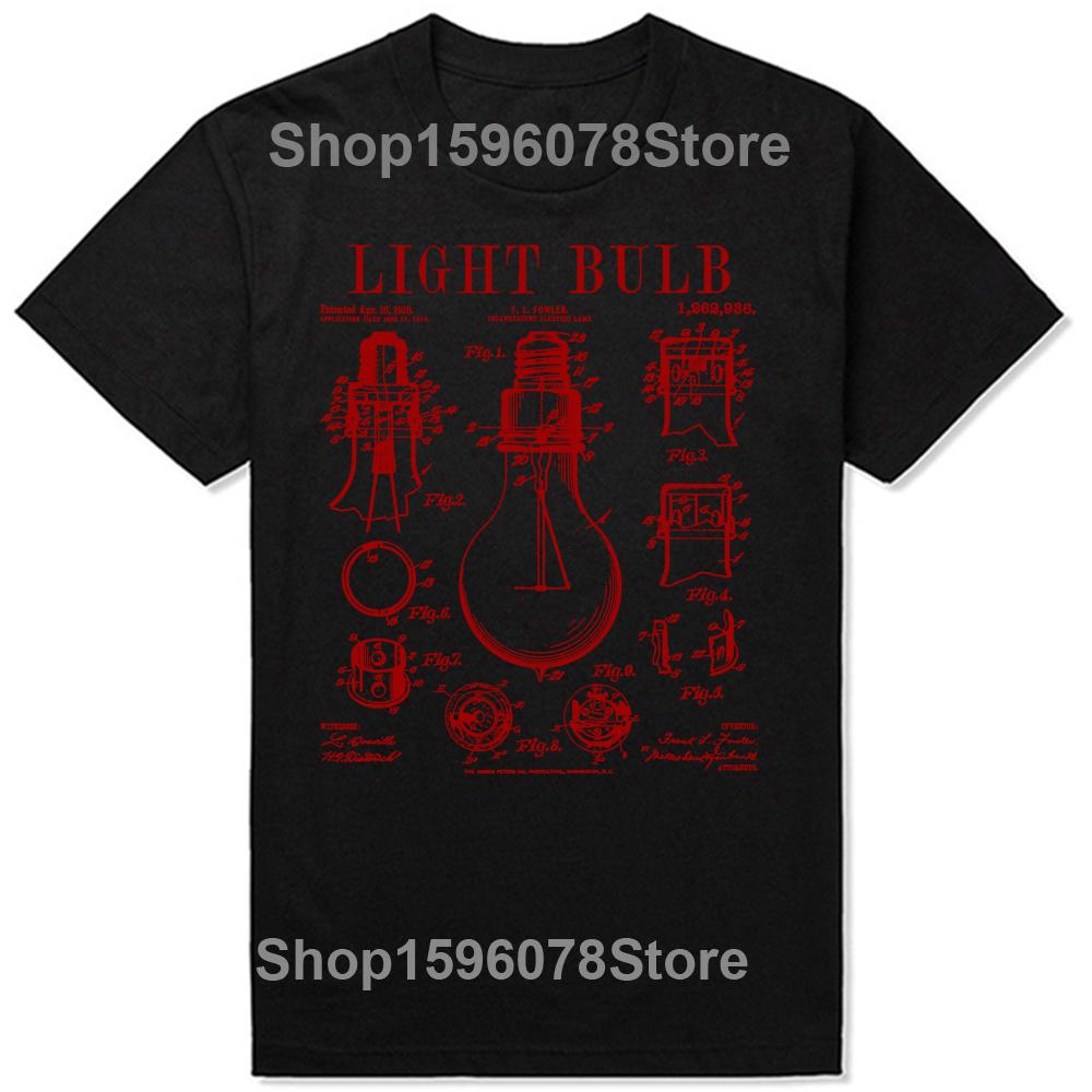 Funny Electrician Light Bulb Electricity Electrical Engineers T Shirts Graphic Streetwear Short Sleeve Lineman Gifts T-shirt