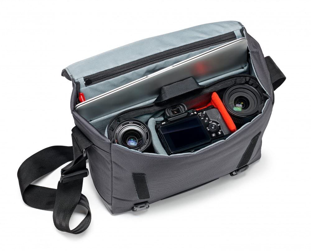 Manfrotto Messenger Bag Manhattan Collection 8.3L Speedy 10 12" PC Storage Tripod Mountable Rain Cover Included Water Repellent Material MB MN-M-SD-10