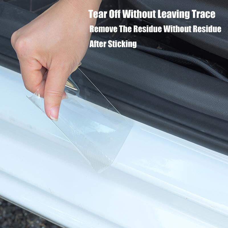 Car Door Protector Stickers Door Edge Protective Anti Scratch Nano Tape Auto Trunk Sill Scuff Protector Film Car