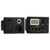 asdfs Acoustic Guitar Preamp Pickup Tuner 5-Band EQ Equalizer Piezo System with Volume Knob LCD Display Built-in Microphone