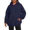 European and American Style Solid Color Women's Thick Hooded Sweatshirt, Autumn Edition, Customizable Logo.