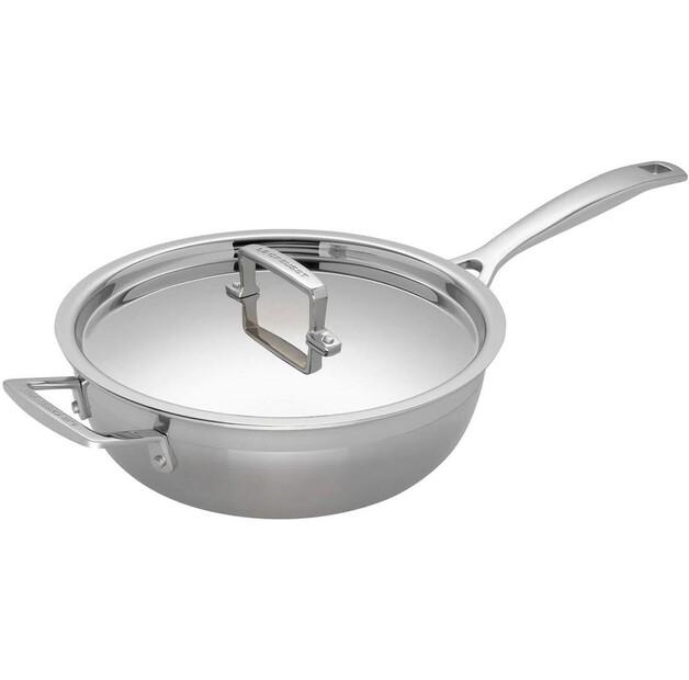 Сковорода Le Creuset 3-Ply с крышкой 24 см (96201424001000)