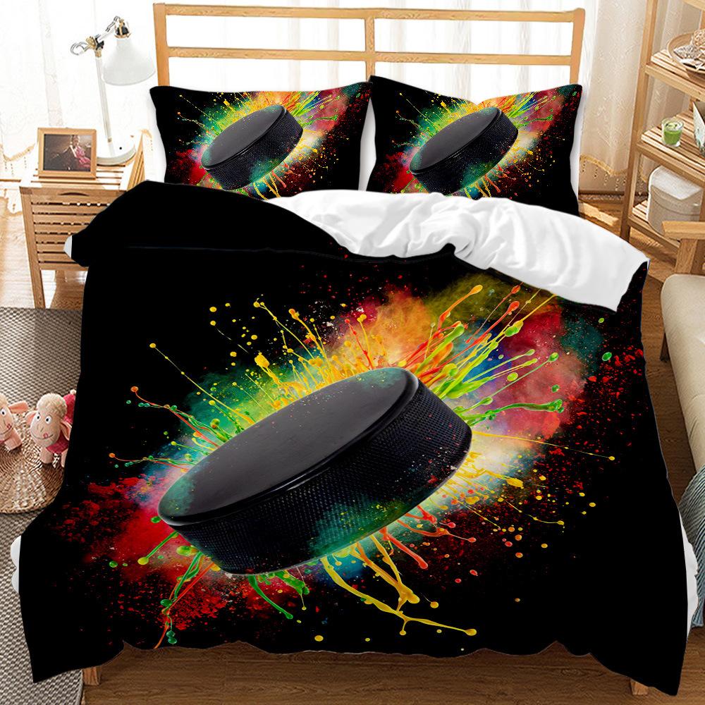 Ensemble de literie musical 3D, housse de couette et taie d'oreiller, Instrument de musique, 2/3 pièces AU240 * 270, décoration de la maison pleine grandeur