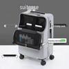 OEING Front-Opening Hardside Carry-On Suitcase