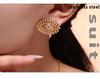 Devil's Eye Zircon Jewelry Set: Micro-Paved Titanium Steel Necklace, Bracelet & Earrings