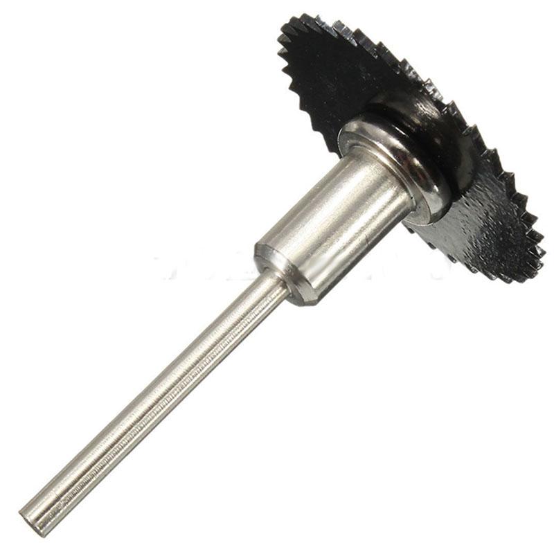 6Pcs HSS Circular Saw Wheel Blades For Metal Dremel Rotary Tool + 1 Mandrel