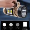 Handheld LED Flashlight for Outdoor Camping, Rechargeable Super Bright Torch, 4 Light Modes Portable Emergency LED Lantern Light