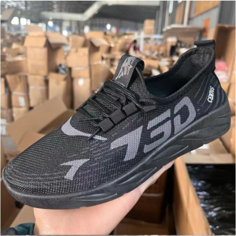 Autumn new men's casual trend sports shoes comfortable, lightweight and breathable running casual shoes work shoes