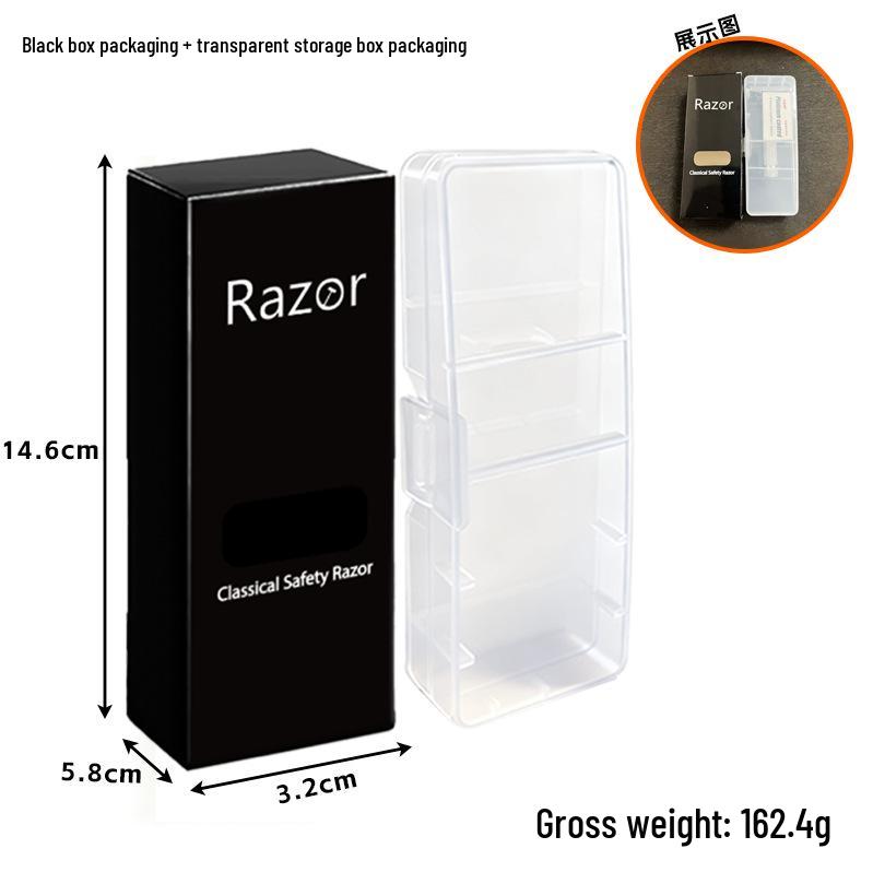 Retro 6-Speed Adjustable Manual Razor & Beard Shaver