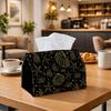 1pc of a Luxurious Decorative Tissue Box Designed for Dining Napkins, Featuring a Golden Seashell And Starfish, Suitable for Living Room Tables And As