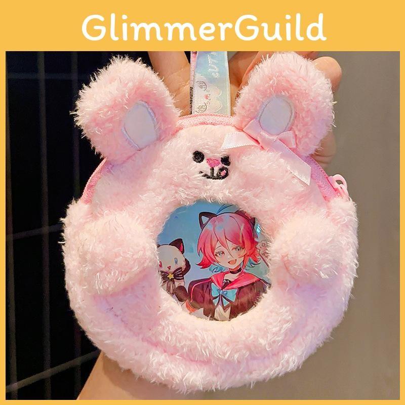 Plush Soft Rabbit Bunny Keyring Cartoon Character Key Organizer Gift Children