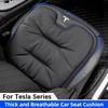 Luxury Car Seat Cushion For Model S X Y Juniper 3 Highland Cybertruck Car Seat Protection Covers Car Interior Accessorie