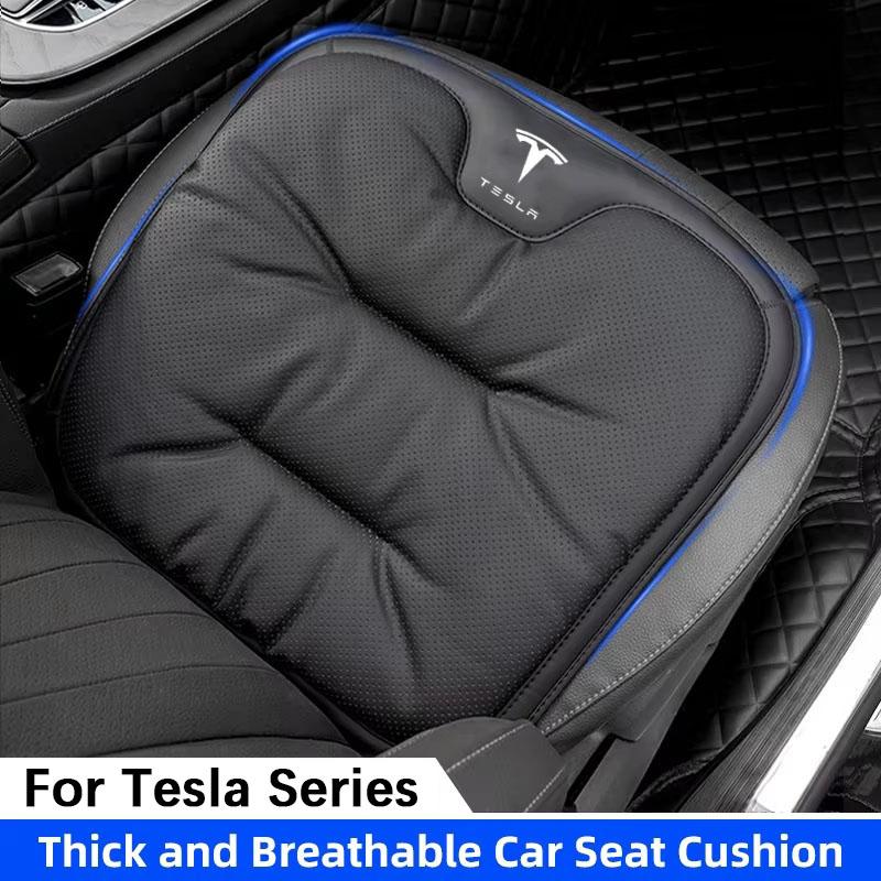 AMJ1 Luxury Car Seat Cushion For Tesla Model S X Y Juniper 3 Highland Cybertruck Car Seat Protection Covers Car Interior Accessorie