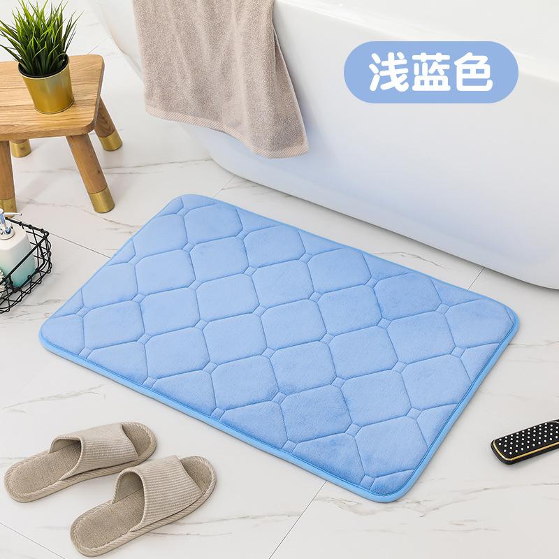 Home Bedroom Living Room Absorbent Carpet Floor Mat Thick Door Mat Bathroom Entrance Mat Simple Non-slip Carpet