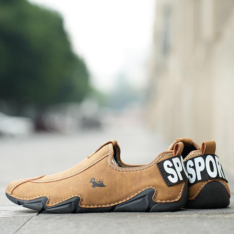 

Роскошные мужские туфли кожаные повседневные летние лоферы туфли высокого качества удобные мокасины мужская обувь модная спортивная обувь 48 коричневый