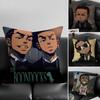 Cartoon The Boondocks Cushion Cover Natural Linen Pillowcase Set AllinOne Decor for Sofa Bedroom  Chair