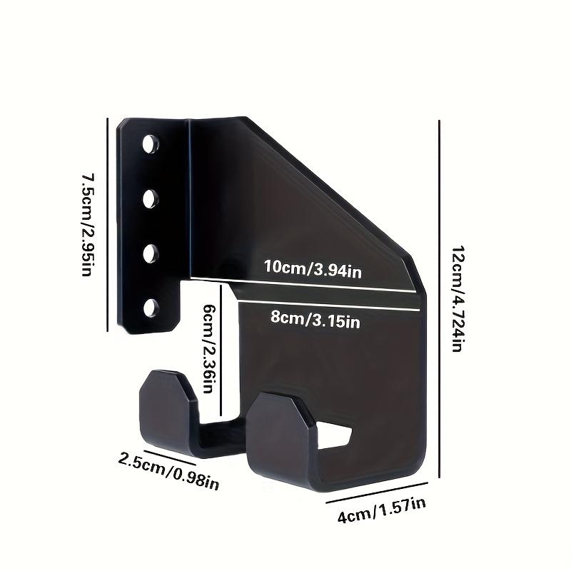 Hochbelastbarer Kettensägenhalter - Extra Großes Schwermetall Wandmontage für Garage, Vorgebohrte Löcher, Platzsparende Aufbewahrung für Garage, Werkstatt, Professioneller Einsatz