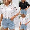 Stile Europeo Moda Donna Versatile Elegante Camicetta Casual Vacanza Festa