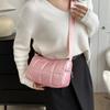Oxford Space Cotton Crossbody Bag Lattice Padded Crossbody Bag Quilted Shoulder Bag  Outdoor