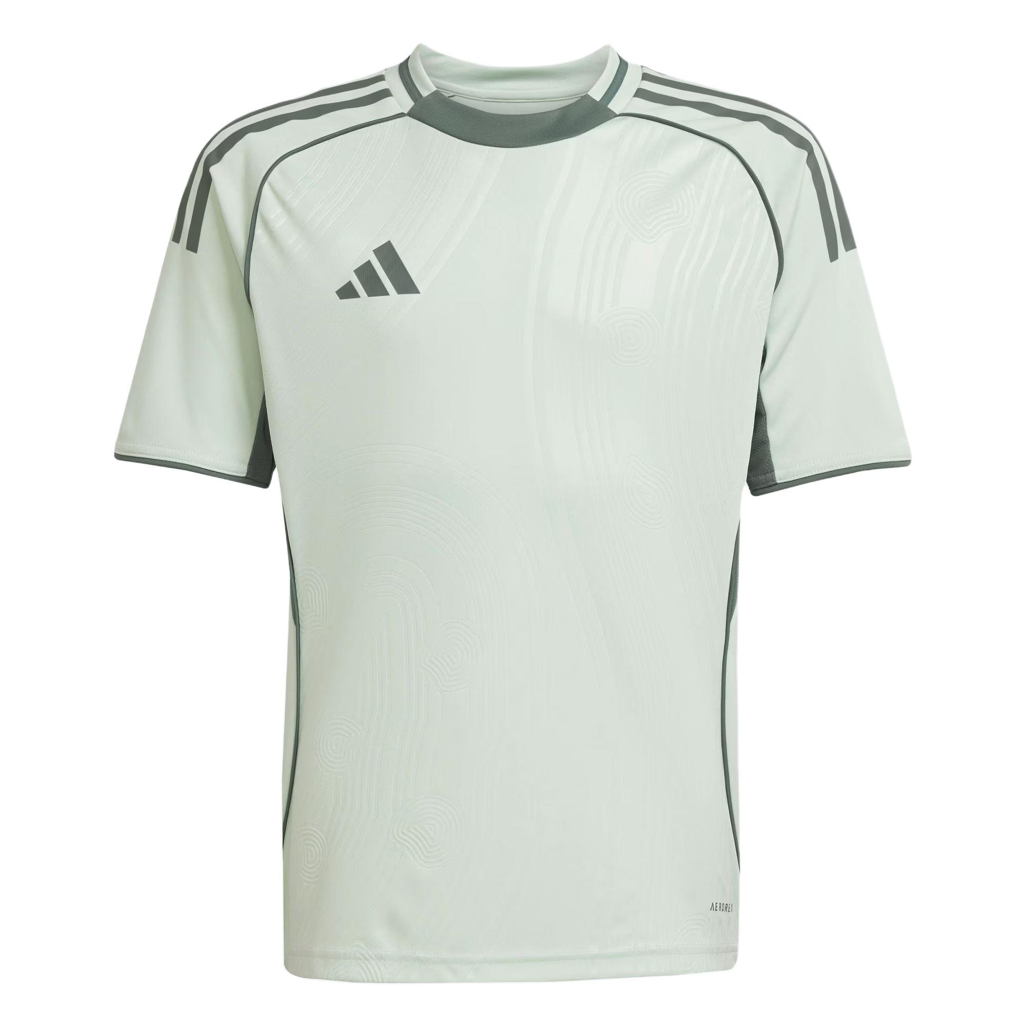 Adidas EARTH DAYAEROREADY T Shirt TIRO 25 COMPETITION MATCH Linen Green Teenagers JJ2497 152