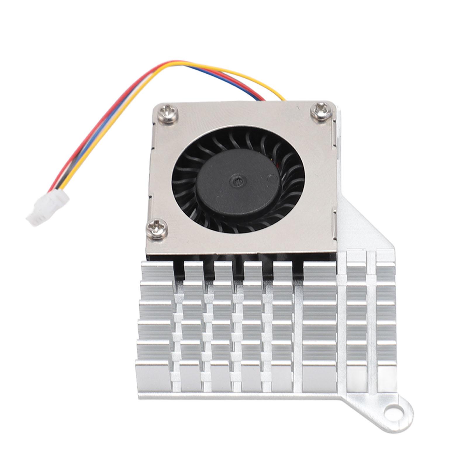 Для Raspberry Pi 5 Активный кулер 4-контактный разъем Стабильная работа Алюминиевый сплав Активный охлаждающий вентилятор